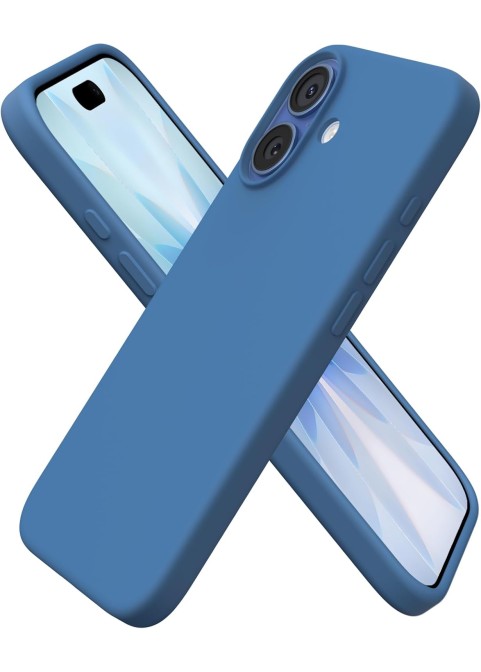 IP17 Liquid Silicone Magnetic Shockproof Phone Case | Soft-Touch Feel · Slim Fit · Multiple Colors Available-Blue