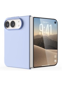 Slim Magnetic Silicone Case with Soft Microfiber Lining – Baby Blue