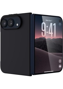 Slim Magnetic Silicone Case with Soft Microfiber Lining – Black
