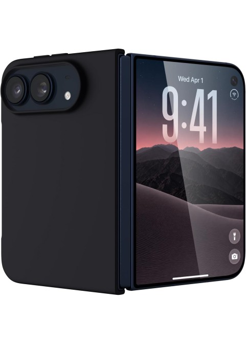 Slim Magnetic Silicone Case with Soft Microfiber Lining – Black