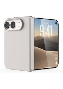 Slim Magnetic Silicone Case with Soft Microfiber Lining – Stone Gray
