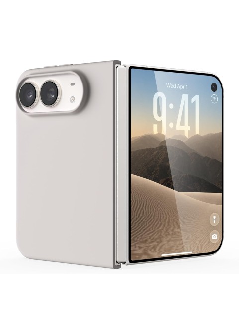 Slim Magnetic Silicone Case with Soft Microfiber Lining – Stone Gray